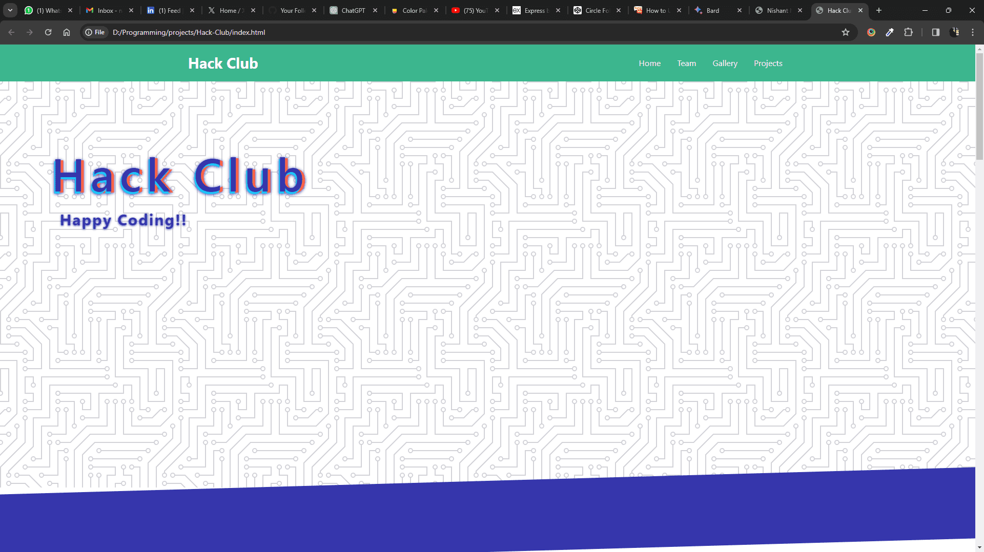 Hack Club Website